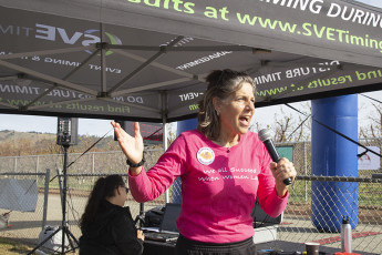 Mary - Announcing at the Finish