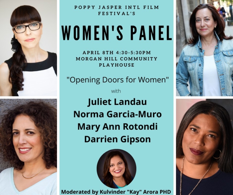 Poppy Jasper International Film Festival Women’s Panel AAUW Hill